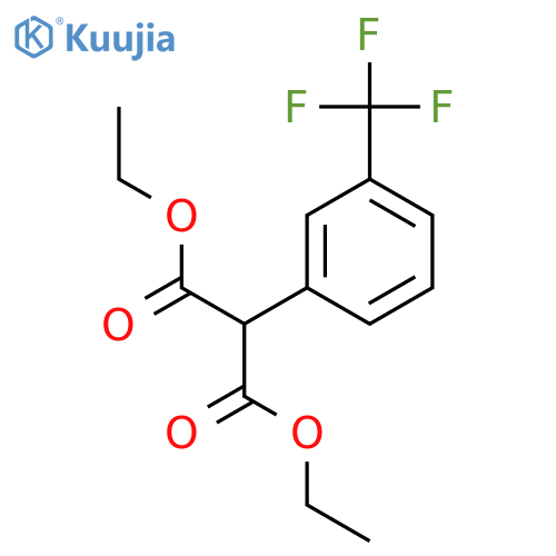 Diethyl 2-(3-(Trifluoromethyl)phenyl)malonate structure