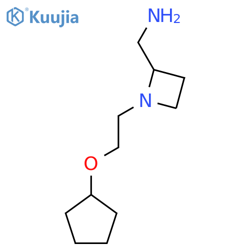 {1-2-(cyclopentyloxy)ethylazetidin-2-yl}methanamine structure