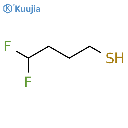 4,4-difluorobutane-1-thiol structure