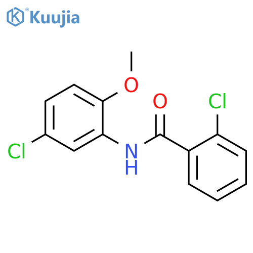 2-Chloro-N-(5-chloro-2-methoxyphenyl)benzamide structure