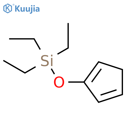 Silane, (1,4-cyclopentadien-1-yloxy)triethyl- structure