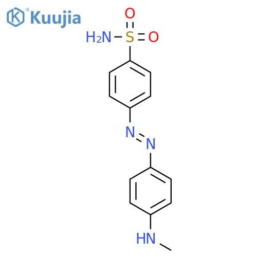Benzenesulfonamide, 4-[[4-(methylamino)phenyl]azo]- structure
