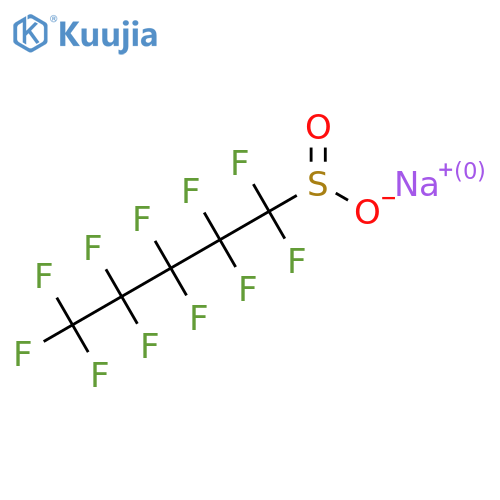 1,1,2,2,3,3,4,4,5,5,5-Undecafluoro-1-pentanesulfinic Acid Sodium Salt structure