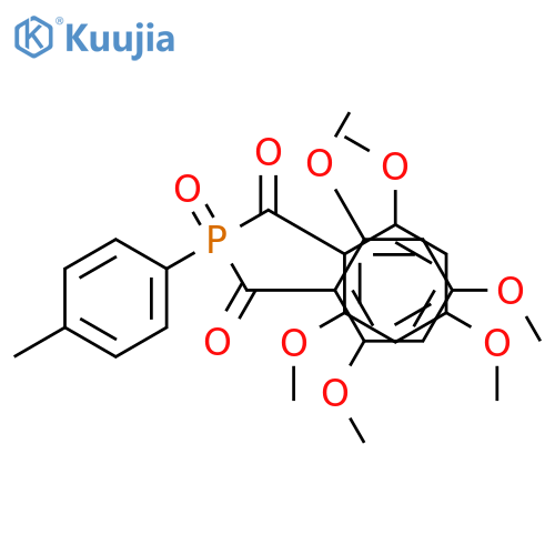 Methanone, 1,1'-[(4-methylphenyl)phosphinylidene]bis[1-(2,4,6-trimethoxyphenyl)- structure