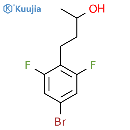 4-(4-bromo-2,6-difluorophenyl)butan-2-ol structure