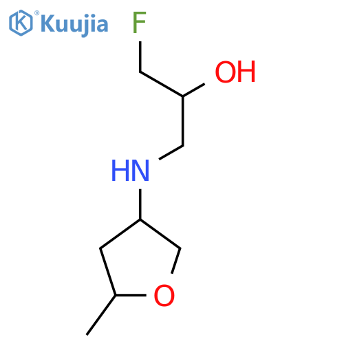 1-fluoro-3-(5-methyloxolan-3-yl)aminopropan-2-ol structure