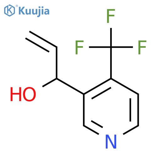 1-4-(trifluoromethyl)pyridin-3-ylprop-2-en-1-ol structure