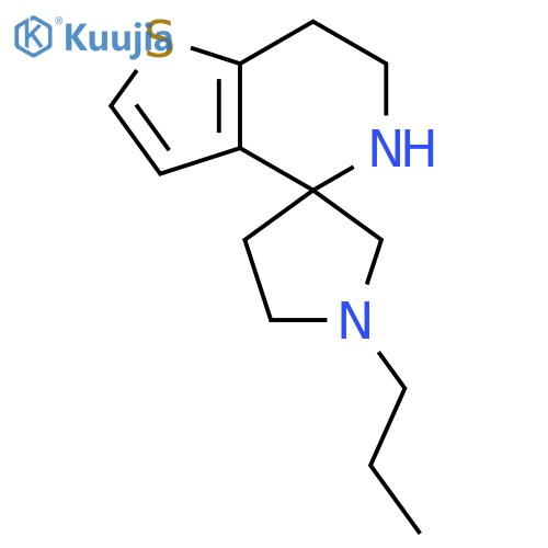 1-propyl-6',7'-dihydro-5'H-spiropyrrolidine-3,4'-thieno3,2-cpyridine structure
