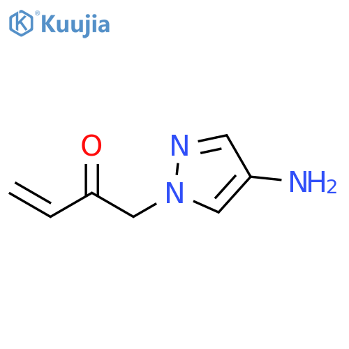 3-Buten-2-one, 1-(4-amino-1H-pyrazol-1-yl)- structure