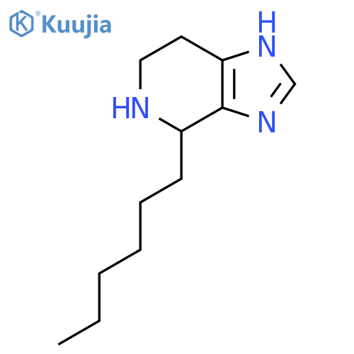 4-hexyl-3H,4H,5H,6H,7H-imidazo4,5-cpyridine structure
