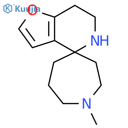 1-methyl-6',7'-dihydro-5'H-spiroazepane-4,4'-furo3,2-cpyridine structure