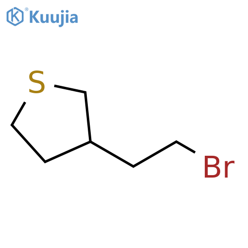 Thiophene, 3-(2-bromoethyl)tetrahydro- structure