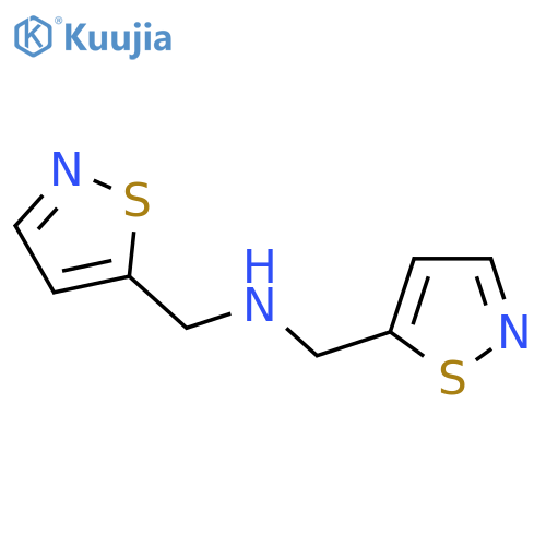 bis(1,2-thiazol-5-yl)methylamine structure