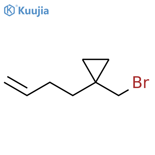Cyclopropane, 1-(bromomethyl)-1-(3-buten-1-yl)- structure