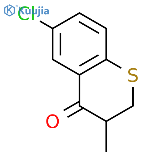 6-chloro-3-methyl-3,4-dihydro-2H-1-benzothiopyran-4-one structure