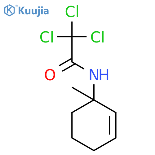 Acetamide, 2,2,2-trichloro-N-(1-methyl-2-cyclohexen-1-yl)- structure