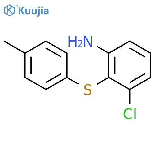 3-Chloro-2-(4-methylphenyl)sulfanylaniline structure