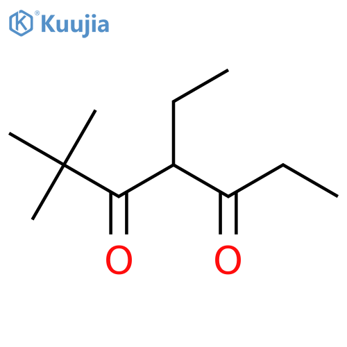 4-ethyl-2,2-dimethylheptane-3,5-dione structure