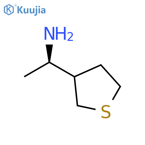 (1R)-1-(thiolan-3-yl)ethan-1-amine structure