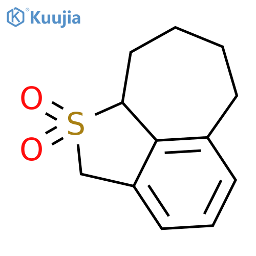 Cyclohepta[cd][2]benzothiophene, 2,6,7,8,9,9a-hexahydro-, 1,1-dioxide structure