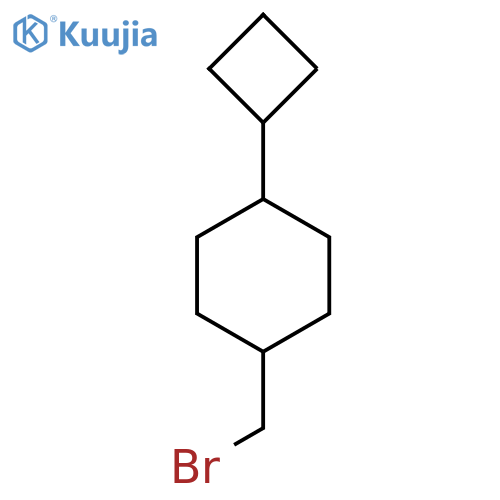 1-(Bromomethyl)-4-cyclobutylcyclohexane structure