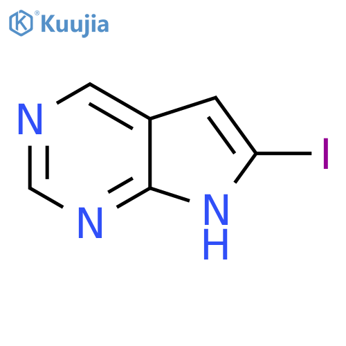 6-Iodo-7H-pyrrolo[2,3-d]pyrimidine structure