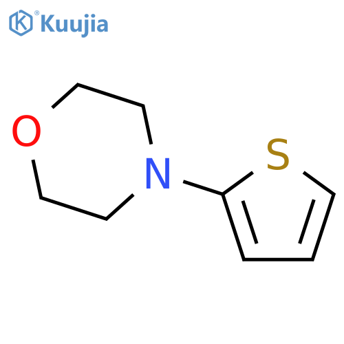 Morpholine,4-(2-thienyl)- structure