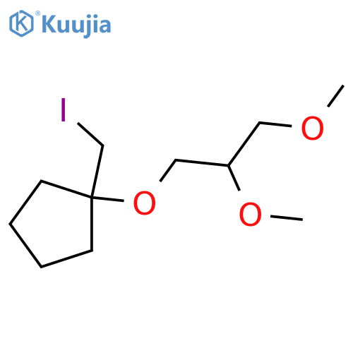 1-(2,3-dimethoxypropoxy)-1-(iodomethyl)cyclopentane structure
