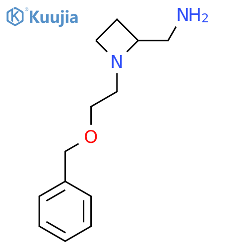 {1-2-(benzyloxy)ethylazetidin-2-yl}methanamine structure