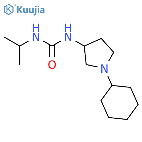 Urea,N-(1-cyclohexyl-3-pyrrolidinyl)-N'-(1-methylethyl)- structure