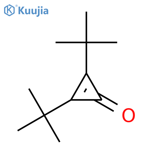 2,3-Bis(1,1-dimethylethyl)-2-cyclopropen-1-one structure