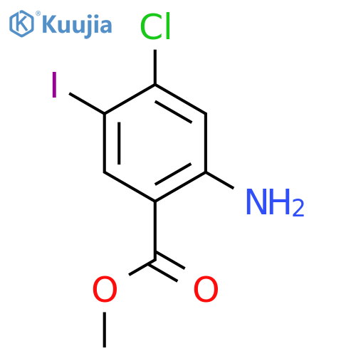Methyl 2-amino-4-chloro-5-iodobenzoate structure