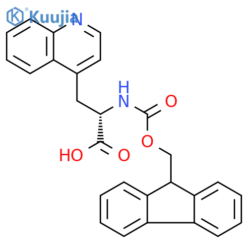 Fmoc-3-(4-Quinolyl)-L-Ala-OH structure