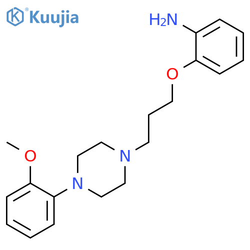 Benzenamine, 2-[3-[4-(2-methoxyphenyl)-1-piperazinyl]propoxy]- structure