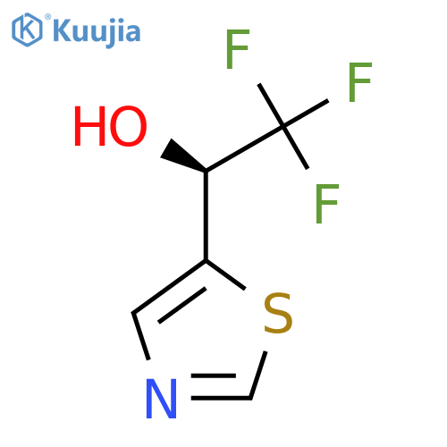 (1S)-2,2,2-trifluoro-1-(1,3-thiazol-5-yl)ethan-1-ol structure