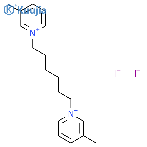PYRIDINIUM, 1,1'-(1,6-HEXANEDIYL)BIS[3-METHYL-, DIIODIDE structure