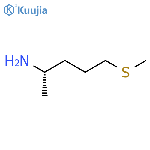 (2S)-5-(methylsulfanyl)pentan-2-amine structure