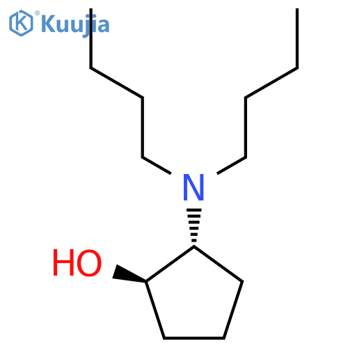 trans-2-(dibutylamino)cyclopentan-1-ol structure