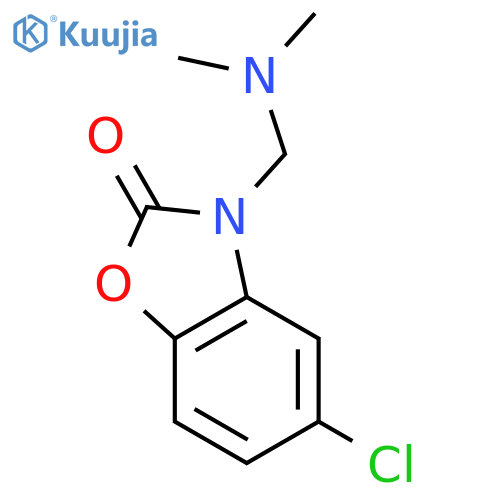 5-chloro-3-[(dimethylamino)methyl]-1,3-benzoxazol-2(3H)-one structure
