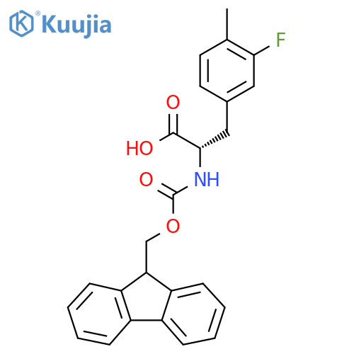 N-Fmoc-3-fluoro-4-methyl-L-phenylalanine structure