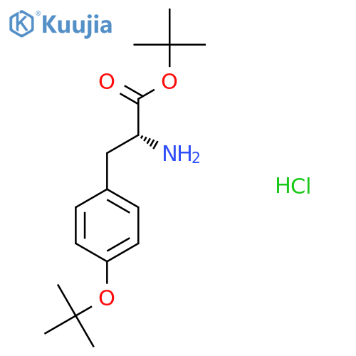 H-D-Tyr(tBu)-OtBu.HCl structure