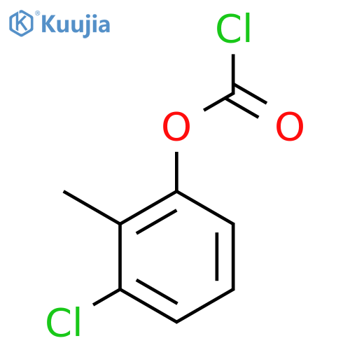 3-chloro-2-methylphenyl chloroformate structure