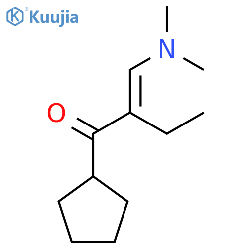 1-cyclopentyl-2-(dimethylamino)methylidenebutan-1-one structure