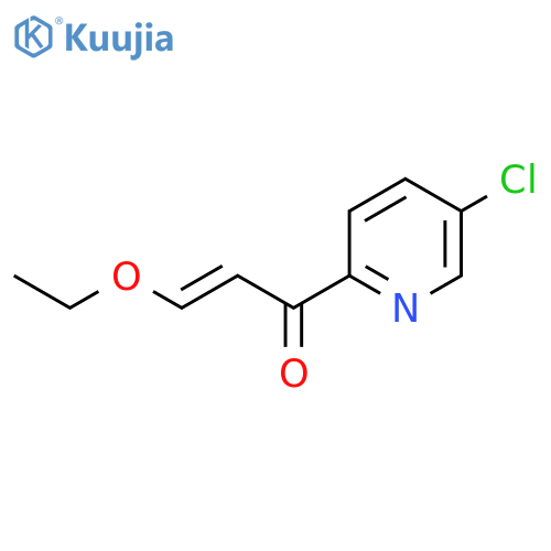 1-(5-chloropyridin-2-yl)-3-ethoxyprop-2-en-1-one structure
