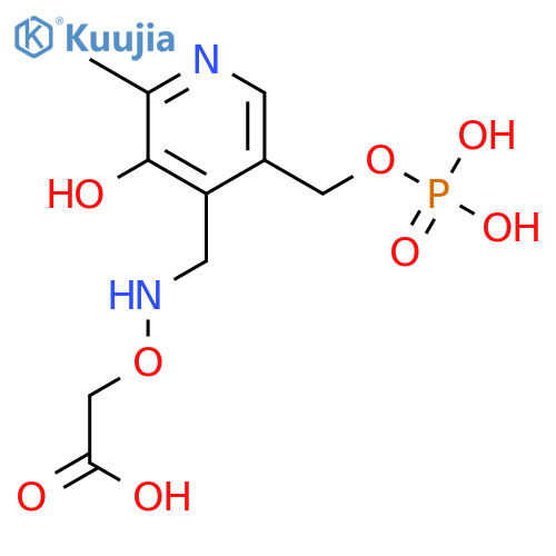 {[({3-hydroxy-2-methyl-5-[(phosphonooxy)methyl]pyridin-4-yl}methyl)amino]oxy}acetic acid structure