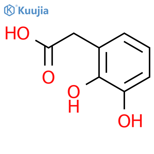 2-(2,3-dihydroxyphenyl)acetic acid structure