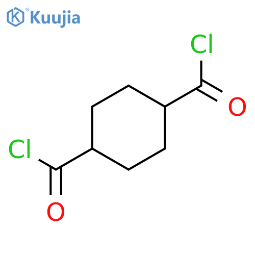 1,4-Cyclohexanedicarbonyl dichloride, trans- (8CI,9CI) structure