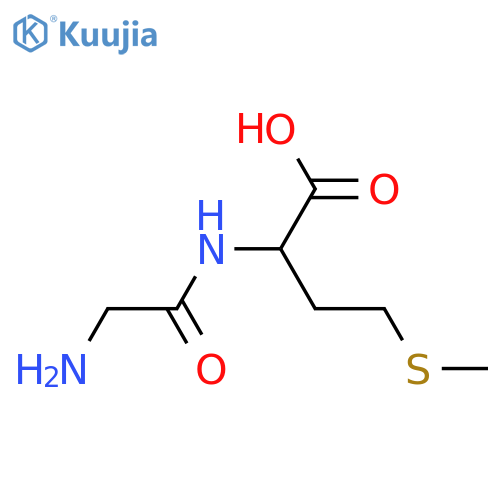 Glycylmethionine structure