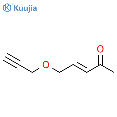 3-Penten-2-one, 5-(2-propynyloxy)-, (E)- (9CI) structure