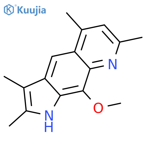 1H-PYRROLO[3,2-G]QUINOLINE, 9-METHOXY-2,3,5,7-TETRAMETHYL- structure